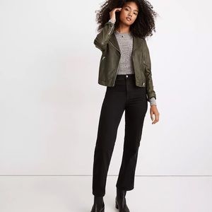 Madewell Slim Wide Leg Crop Jean in Lunar Wash